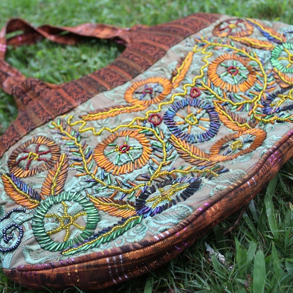 Mark Montano: Boho Festival Bags Brand New Handmade Bohemian Beaded Bag